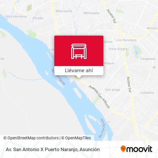 Mapa de Av. San Antonio X Puerto Naranjo