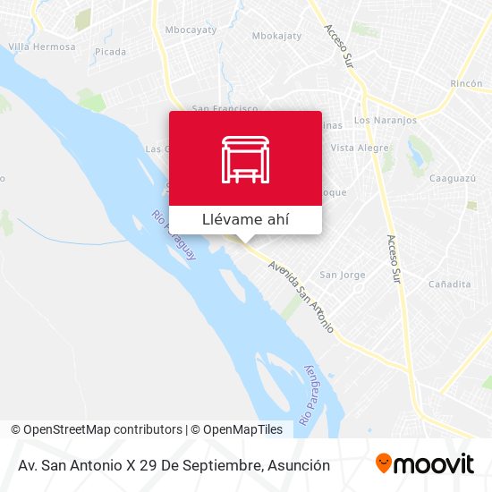 Mapa de Av. San Antonio X 29 De Septiembre