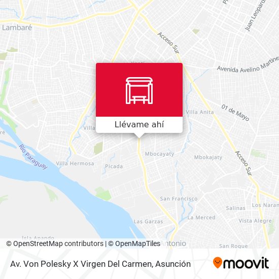 Mapa de Av. Von Polesky X Virgen Del Carmen