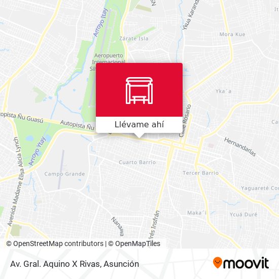 Mapa de Av. Gral. Aquino X Rivas