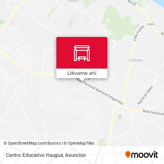 Mapa de Centro Educativo Itauguá