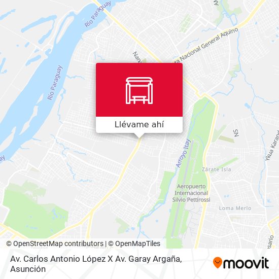 Mapa de Av. Carlos Antonio López X Av. Garay Argaña