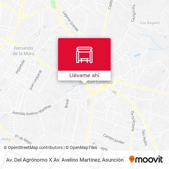 Mapa de Av. Del Agrónomo X Av. Avelino Martínez