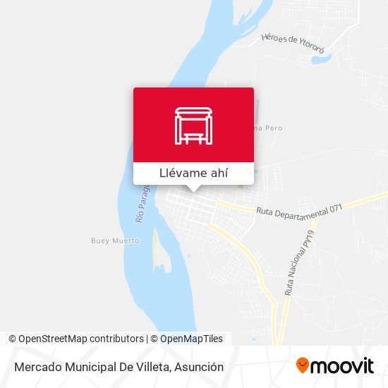 Mapa de Mercado Municipal De Villeta