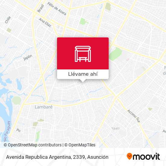 Mapa de Avenida Republica Argentina, 2339