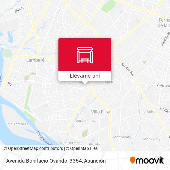 Mapa de Avenida Bonifacio Ovando, 3354