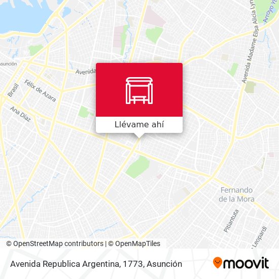 Mapa de Avenida Republica Argentina, 1773
