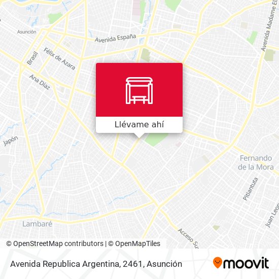 Mapa de Avenida Republica Argentina, 2461