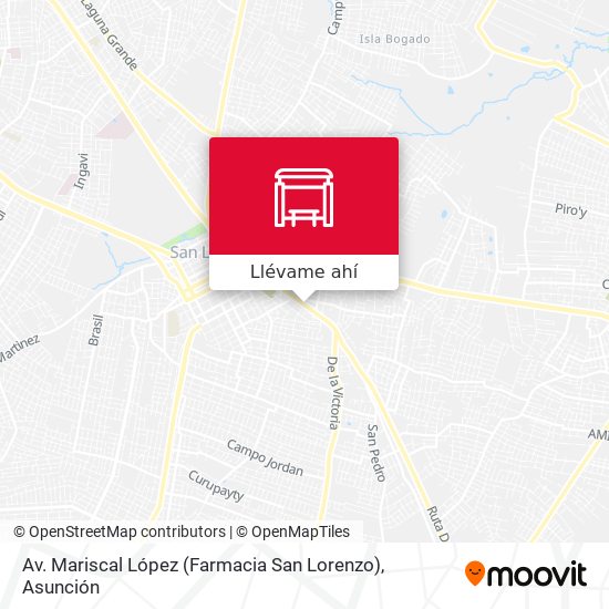 Mapa de Av. Mariscal López (Farmacia San Lorenzo)