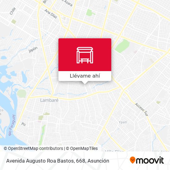 Mapa de Avenida Augusto Roa Bastos, 668