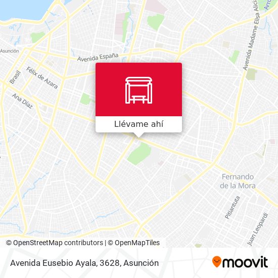 Mapa de Avenida Eusebio Ayala, 3628