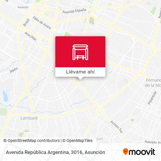 Mapa de Avenida República Argentina, 3016