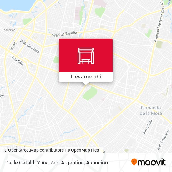 Mapa de Calle Cataldi Y Av. Rep. Argentina