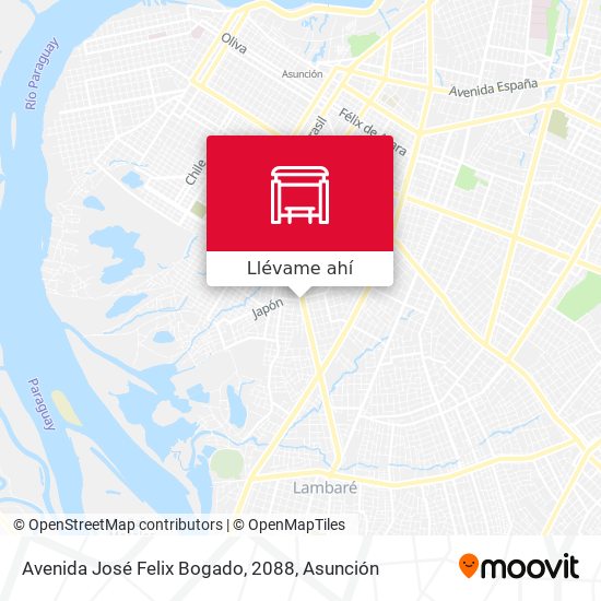 Mapa de Avenida José Felix Bogado, 2088
