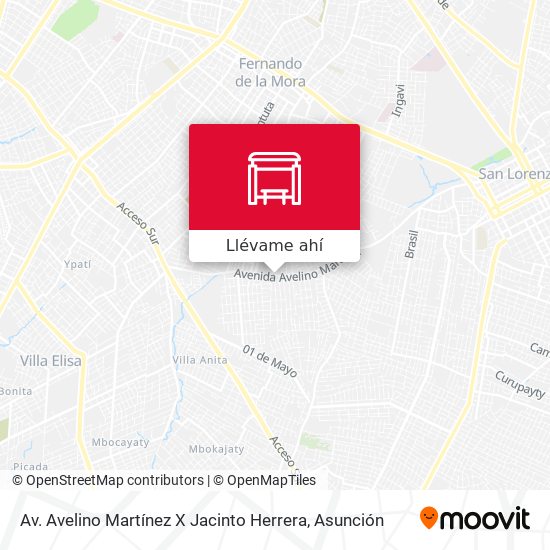 Mapa de Av. Avelino Martínez X Jacinto Herrera