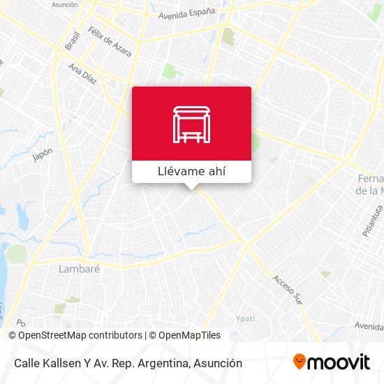 Mapa de Calle Kallsen Y Av. Rep. Argentina