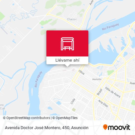 Mapa de Avenida Doctor José Montero, 450