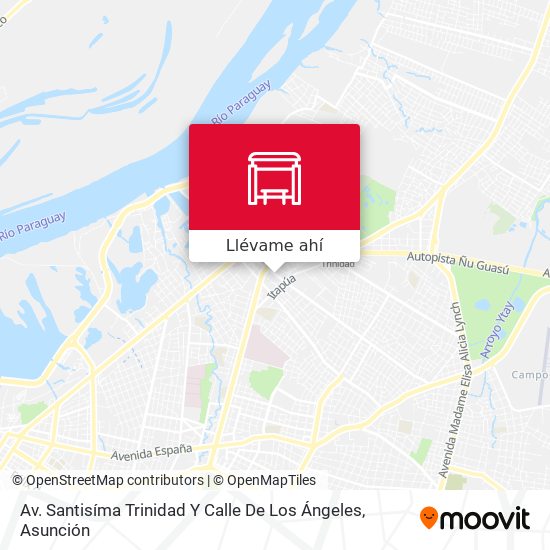 Mapa de Av. Santisíma Trinidad Y Calle De Los Ángeles