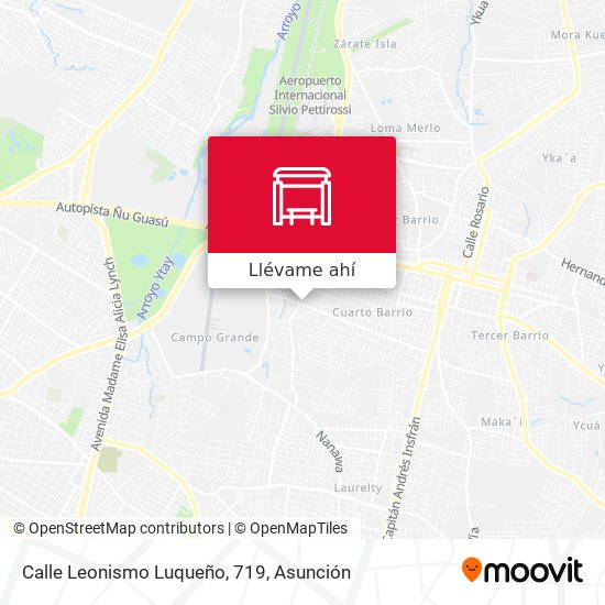 Mapa de Calle Leonismo Luqueño, 719