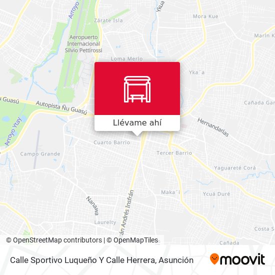 Mapa de Calle Sportivo Luqueño Y Calle Herrera