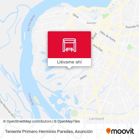 Mapa de Teniente Primero Herminio Paredes