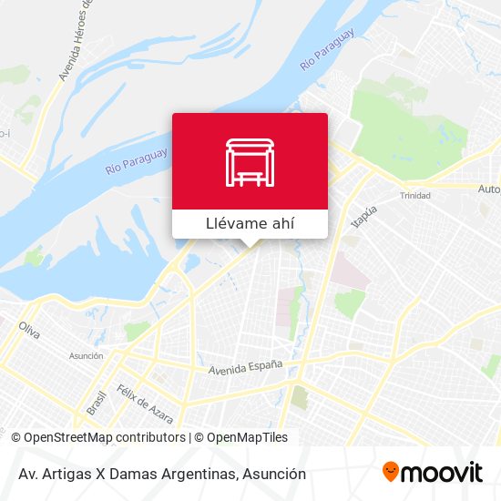 Mapa de Av. Artigas X Damas Argentinas