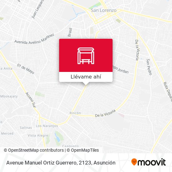 Mapa de Avenue Manuel Ortiz Guerrero, 2123