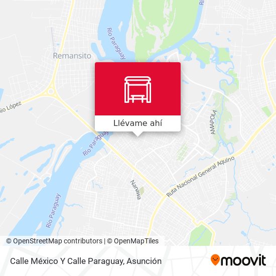 Mapa de Calle México Y Calle Paraguay