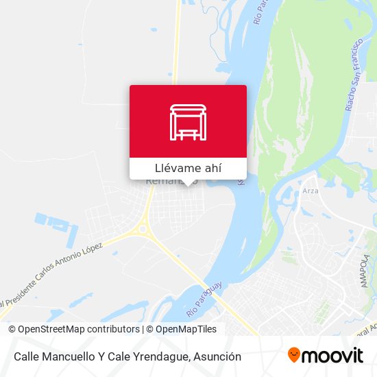 Mapa de Calle Mancuello Y Cale Yrendague