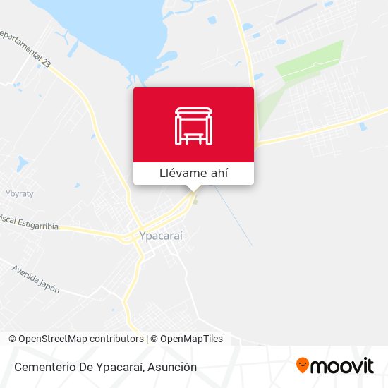 Mapa de Cementerio De Ypacaraí