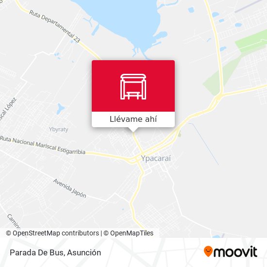 Mapa de Parada De Bus