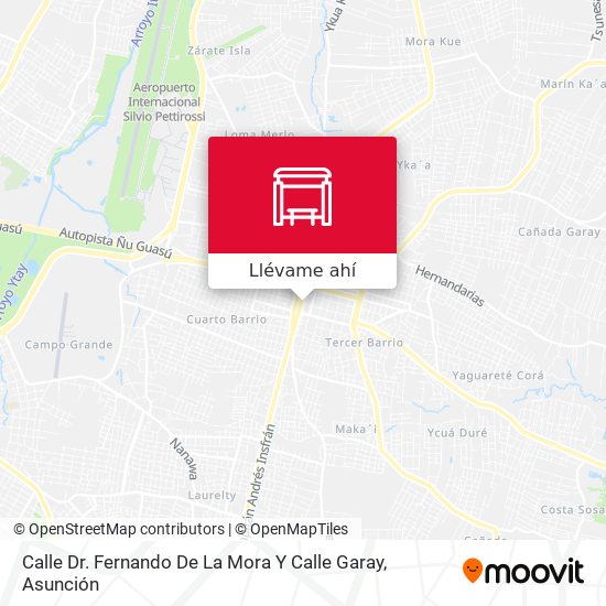 Mapa de Calle Dr. Fernando De La Mora Y Calle Garay