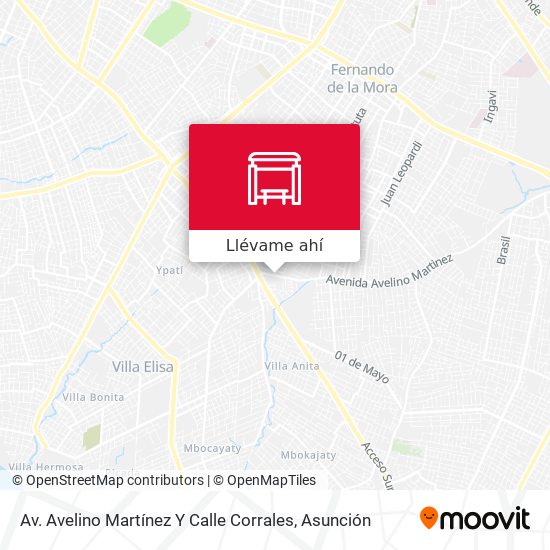 Mapa de Av. Avelino Martínez Y Calle Corrales