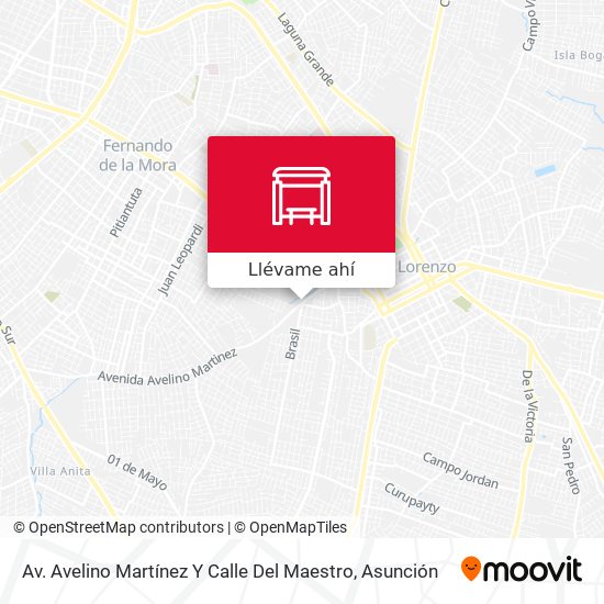 Mapa de Av. Avelino Martínez Y Calle Del Maestro