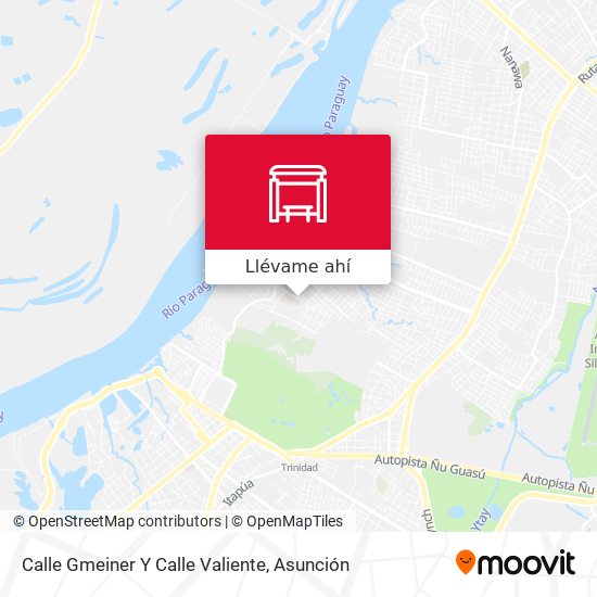 Mapa de Calle Gmeiner Y Calle Valiente