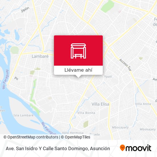 Mapa de Ave. San Isidro Y Calle Santo Domingo