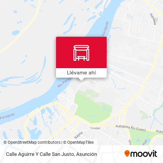 Mapa de Calle Aguirre Y Calle San Justo