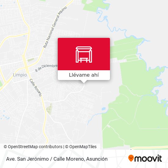 Mapa de Ave. San Jerónimo / Calle Moreno