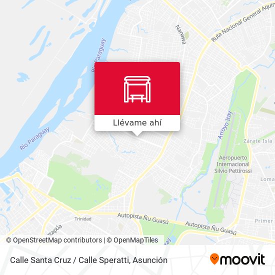 Mapa de Calle Santa Cruz / Calle Speratti