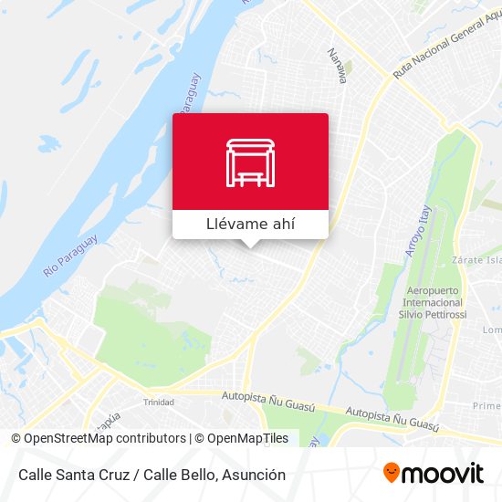 Mapa de Calle Santa Cruz / Calle Bello