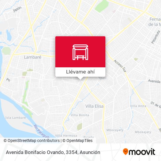 Mapa de Avenida Bonifacio Ovando, 3354