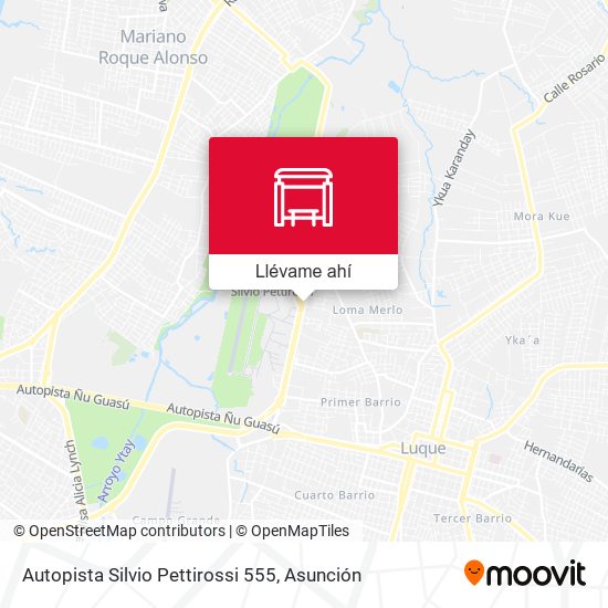 Mapa de Autopista Silvio Pettirossi 555