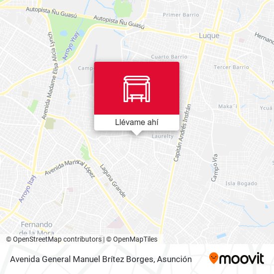 Mapa de Avenida General Manuel Brítez Borges