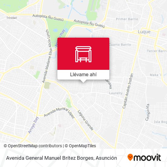 Mapa de Avenida General Manuel Brítez Borges