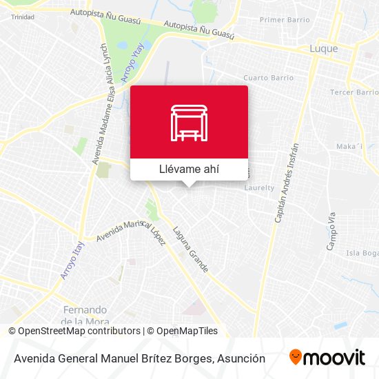 Mapa de Avenida General Manuel Brítez Borges