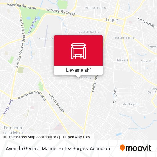 Mapa de Avenida General Manuel Brítez Borges