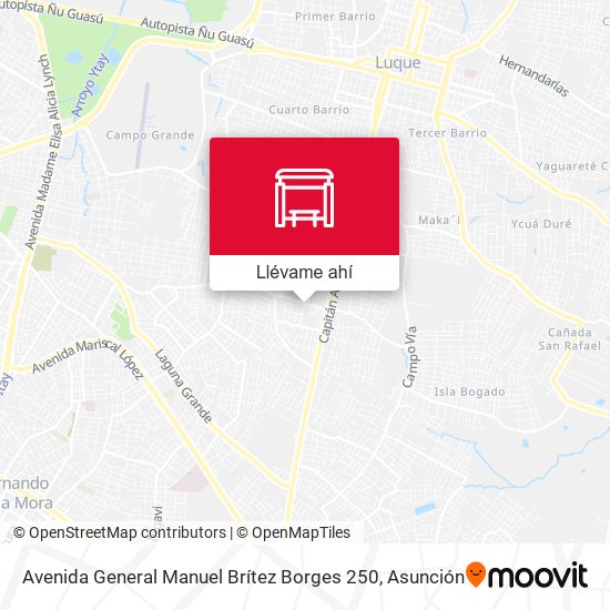 Mapa de Avenida General Manuel Brítez Borges 250