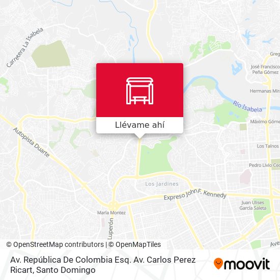 Mapa de Av. República De Colombia Esq. Av. Carlos Perez Ricart