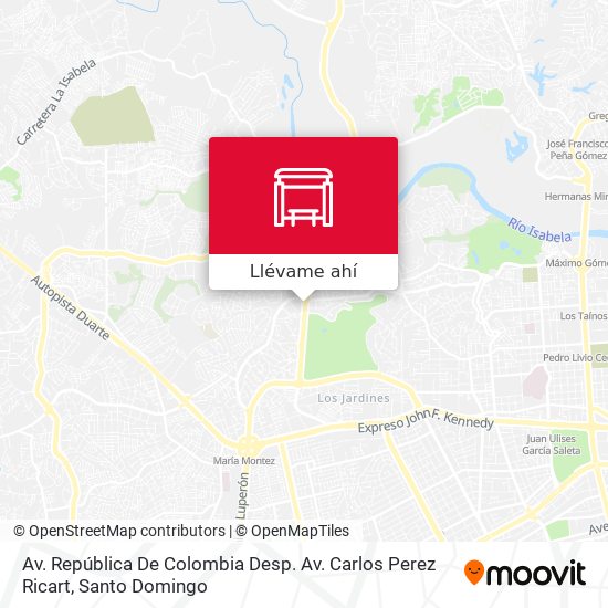 Mapa de Av. República De Colombia Desp. Av. Carlos Perez Ricart