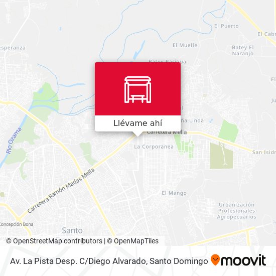 Mapa de Av. La Pista Desp. C / Diego Alvarado